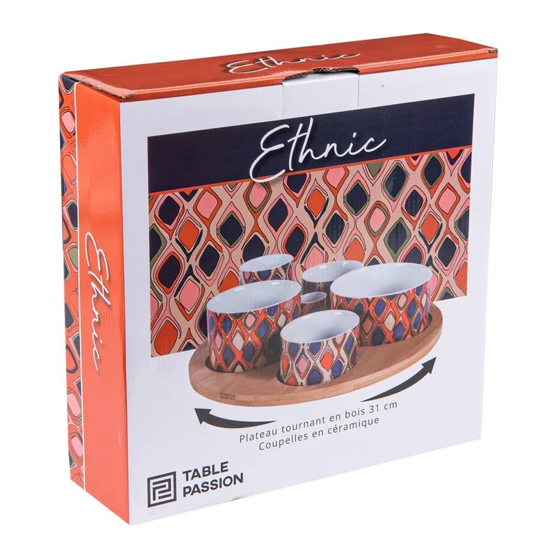 Service à Apéritif Ethnic 6 Pièces 31 4 Service à Apéritif Ethnic 6 Pièces 31 – Image 2