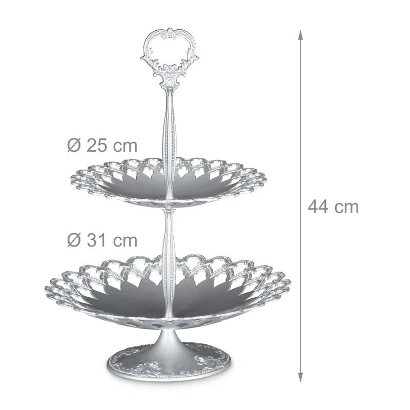 Serviteur à Gâteaux Présentoir à Fruits 12 Serviteur à Gâteaux Présentoir à Fruits – Image 10