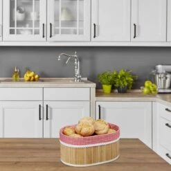 4x Corbeilles à Pain En Bambou -Cuisine Ustensiles Magasin 07b4ab59c0bc47388ceaceb2d2ccfcac