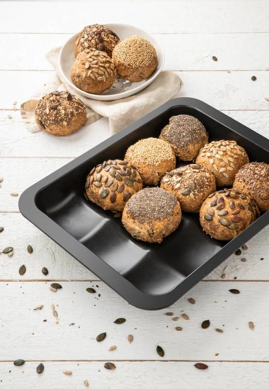 Moule 12 Mini Pains Ou Brioches 4 Moule 12 Mini Pains Ou Brioches – Image 2