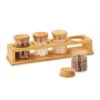 Set De Pots à épices Et Support Bambou 1 Set De Pots à épices Et Support Bambou -Cuisine Ustensiles Magasin 0c776ae3aca945469ee9a92d1eaed0ec