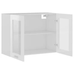 VIDAXL Armoire En Verre Suspendue -Cuisine Ustensiles Magasin 0e680e60ca1f4eebacaa6fd7d35611ca