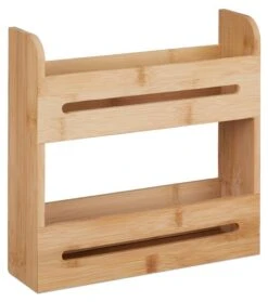 Etagère à épices En Bambou à 2 étages