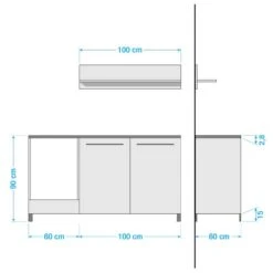 Cuisine équipée Kavola (2 éléments) 25 Cuisine équipée Kavola (2 éléments) -Cuisine Ustensiles Magasin 1000190202 200121 13095700001 SKETCH DETAILS P000000001000190202 sketch