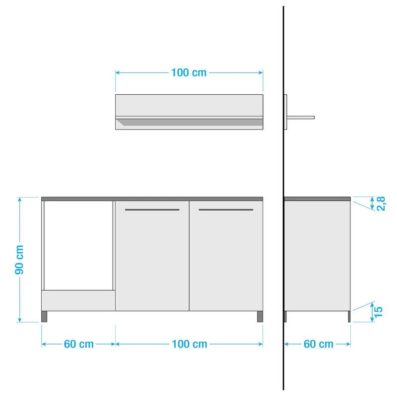 Cuisine équipée Kavola (2 éléments) 14 Cuisine équipée Kavola (2 éléments) – Image 12