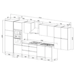 Cuisine équipée Melano VI (9 éléments) -Cuisine Ustensiles Magasin 1000269143 230609 500 SKETCH DETAILS P000000001000269143 sketch