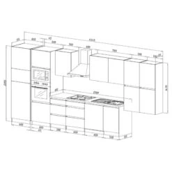 Cuisine équipée Melano VI (9 éléments) -Cuisine Ustensiles Magasin 1000269153 230609 500 SKETCH DETAILS P000000001000269153 sketch