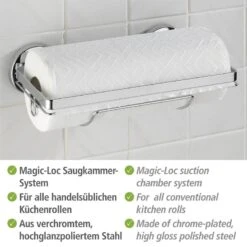 Wenko Dérouleur Pour Essuie-tout Astrea -Cuisine Ustensiles Magasin 1000287235 210827 133055001431 ICON DETAILS P000000001000287235 icon seal