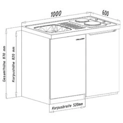 Kitchenette Mancelona I -Cuisine Ustensiles Magasin 1000308036 230609 500 SKETCH DETAILS P000000001000308036 sketch