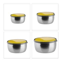 Lot De 4 Bols Avec Couvercle -Cuisine Ustensiles Magasin 10a62cbd1ddd46008b88af53a2557fb0