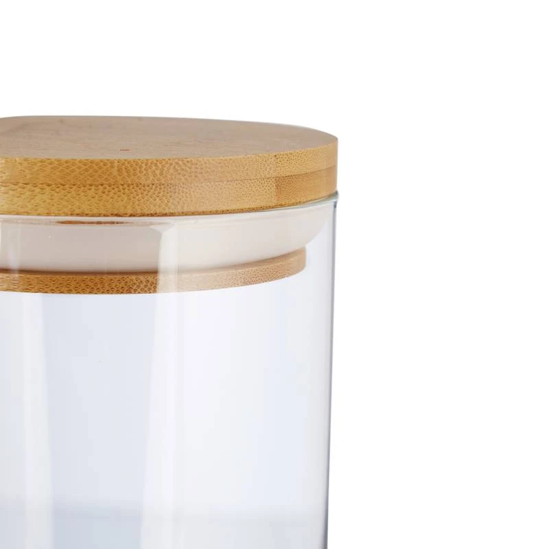 Jeu De 3 Pots De Stockage En Verre 800ml 8 Jeu De 3 Pots De Stockage En Verre 800ml – Image 6