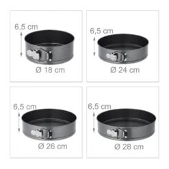 Lot Moules à Charnière Ronds Et Carrés -Cuisine Ustensiles Magasin 15e5334f75f04804ab00a30d8517cf9b