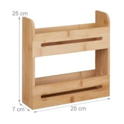 Etagère à épices En Bambou à 2 étages -Cuisine Ustensiles Magasin 1601790b5af7459691fb5a5e141af3ed