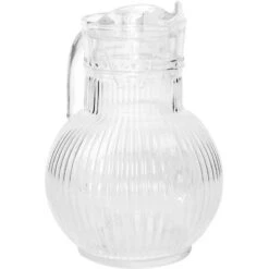 Pichet En Verre Strié 1.8 Litres -Cuisine Ustensiles Magasin 171b562743064a3599cac5e55231feaa