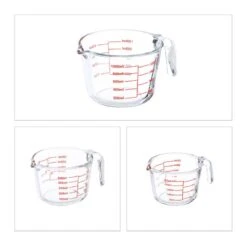 Lot De 3 Verres Mesureurs -Cuisine Ustensiles Magasin 1919f5d4b72a42bf988483979fcbf117