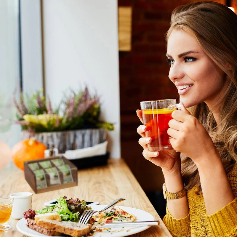 Boîte à Thé Bois Acacia 6 Boîte à Thé Bois Acacia – Image 4