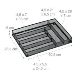 Range-couverts En Métal Pour Le Tiroir -Cuisine Ustensiles Magasin 19f245e7fe7c41a69e248e68c83fdb2e