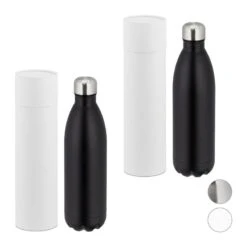 2xBouteille Isotherme 1l -Cuisine Ustensiles Magasin 1f800db913ce45a984820ec26b6dd07f