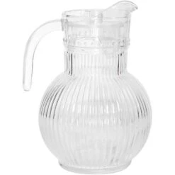 Pichet En Verre Strié 1.8 Litres