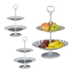 Serviteur à Gâteaux Présentoir Lot De 3 -Cuisine Ustensiles Magasin 2458a09d5549416e9ca313838ac9045e