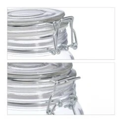 Bocal En Verre En Set De 6 -Cuisine Ustensiles Magasin 25a2021d2c764fc18bd8fc146ddcb414