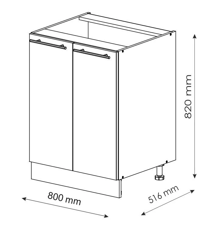 Meuble Sous évier Fame-Line 5 Meuble Sous évier Fame-Line – Image 3