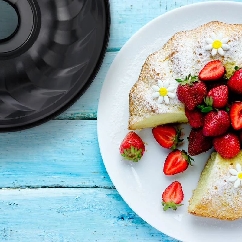 Lot De 4 Moules à Gâteaux Kouglof 25 Cm 6 Lot De 4 Moules à Gâteaux Kouglof 25 Cm – Image 4