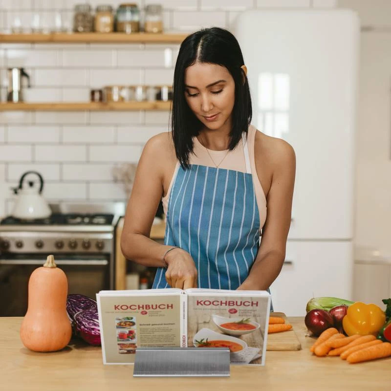 Porte-livre De Cuisine Inox 5 Porte-livre De Cuisine Inox – Image 3