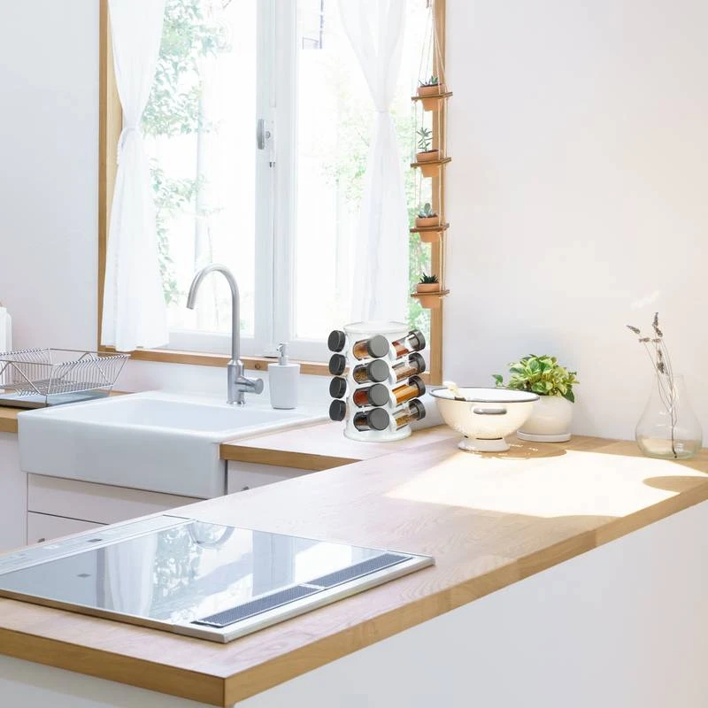 Carrousel à épices Blanc 16 Pots 6 Carrousel à épices Blanc 16 Pots – Image 4