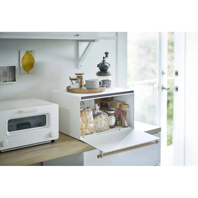 Yamazaki Boite à Pain Avec Poignée En Bois 4 Yamazaki Boite à Pain Avec Poignée En Bois – Image 2