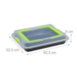 Plat Four Avec Couvercle 3 En 1 -Cuisine Ustensiles Magasin 2eec42563e5046c4ab81990435658862