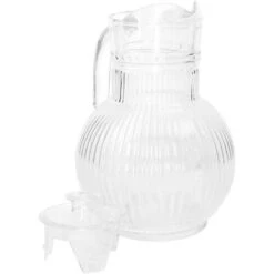 Pichet En Verre Strié 1.8 Litres -Cuisine Ustensiles Magasin 39b6d9d04ff74e0b8721b4e0fc4f266b