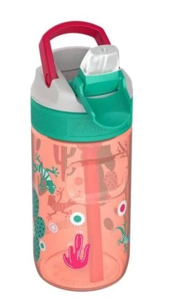 Kambukka Gourde Enfant 400ml Lagoon Cactus Gekko