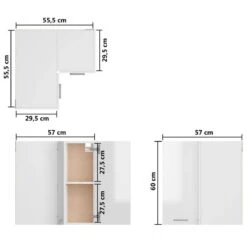VIDAXL Armoire D'angle Suspendue 33 VIDAXL Armoire D'angle Suspendue -Cuisine Ustensiles Magasin 446833e40f5140899a16fa5936687107