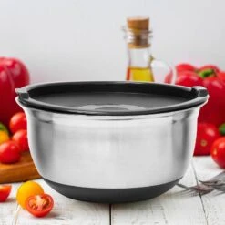 Lot De 3 Bols En Acier Inoxydable -Cuisine Ustensiles Magasin 495a389c5f024253821e511721aaef37