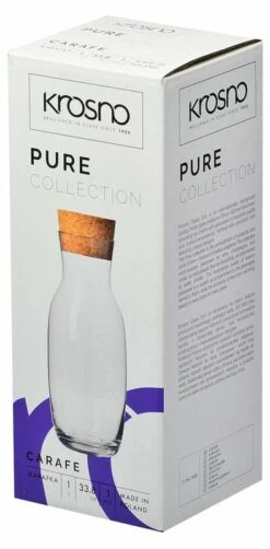 Krosno Pure Carafe D’eau Avec Liège 12 Krosno Pure Carafe D’eau Avec Liège -Cuisine Ustensiles Magasin 49d1aeb280904376aeaceb29f0272c50.cropped 418 12 714 1451.processed