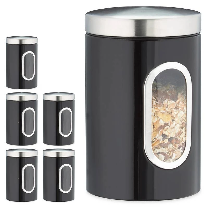 6x Bocaux En Métal Avec Fenêtre Rouge 20 6x Bocaux En Métal Avec Fenêtre Rouge – Image 18