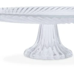 Plat à Gâteau En Verre Sur Pied -Cuisine Ustensiles Magasin 4d698e4a3b484aac89d08de30e603f6e