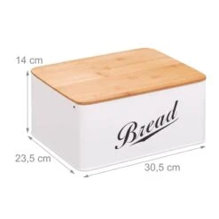 Boîte à Pain Couvercle Bambou -Cuisine Ustensiles Magasin 4e7c15a46b874fa3b341ceaf6c4f38cd
