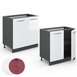 Meuble Sous évier Fame Blanc 13 Meuble Sous évier Fame Blanc -Cuisine Ustensiles Magasin 51c3ee976447486a906dc209ba1a909b