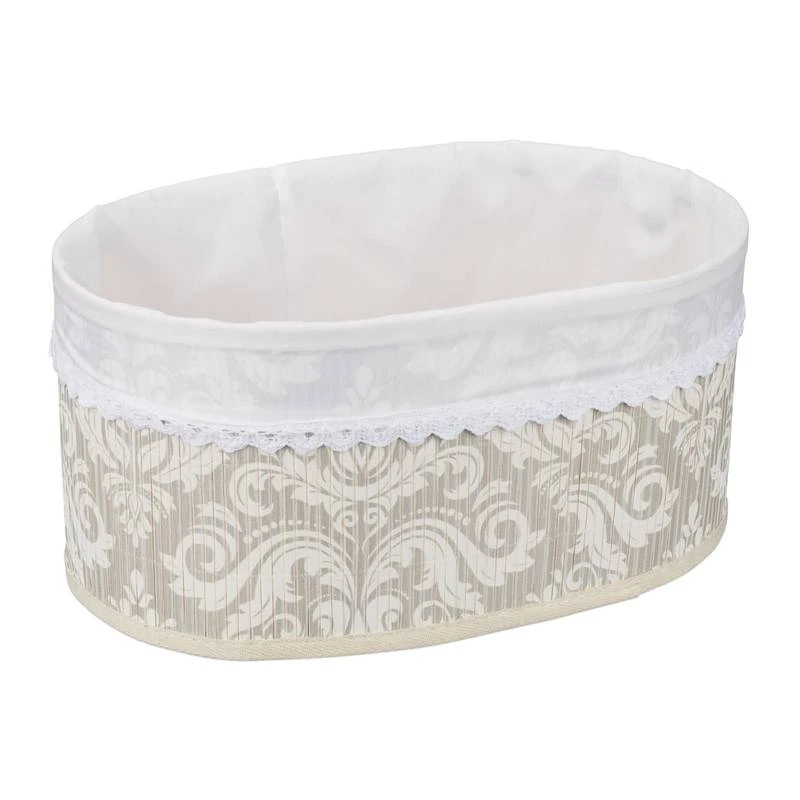 Corbeille à Pain En Bambou Motif Floral 7 Corbeille à Pain En Bambou Motif Floral – Image 5