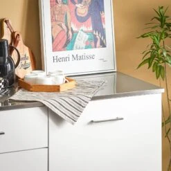 Desserte De Cuisine FKW117-W -Cuisine Ustensiles Magasin 54a5f240454f486ca83cb17cbcecd932