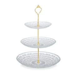 Présentoir à Gâteaux à 3 étages En Verre 14 Présentoir à Gâteaux à 3 étages En Verre -Cuisine Ustensiles Magasin 59134df954064f05b4531e3fdac9cb2c