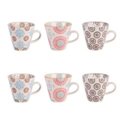 Coffret 6 Tasses Bohème