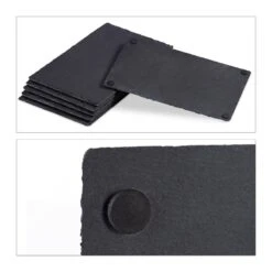 Plateau Ardoise Rectangulaire Lot De 12 -Cuisine Ustensiles Magasin 5f5e3fa98f754cd09f88f288786bfff2