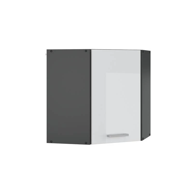 Meuble Haut D'angle R-Line 57cm Bordeaux 6 Meuble Haut D'angle R-Line 57cm Bordeaux – Image 4