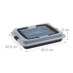 Plat Four Avec Couvercle 3 En 1 -Cuisine Ustensiles Magasin 65d981daf8eb4649b8b28eb455a52522