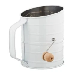 2x Passoires à Farine Avec Manivelle -Cuisine Ustensiles Magasin 7056365aa3f04361aae7efd03d21d722