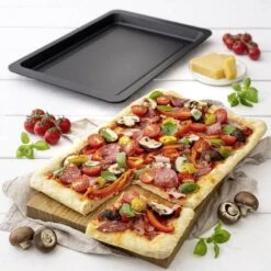 Plaque à Pizza Rectangulaire -Cuisine Ustensiles Magasin 70e50df3bd0a4c8aaaf22dbb4e8d4077