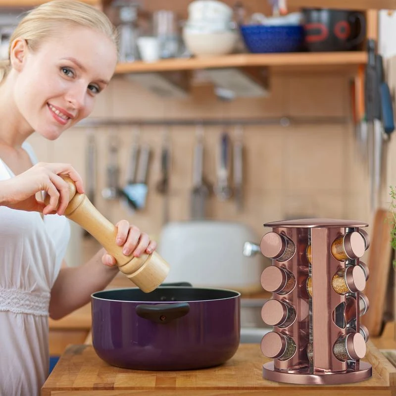 Tourniquet à épices Avec 16 Pots 4 Tourniquet à épices Avec 16 Pots – Image 2